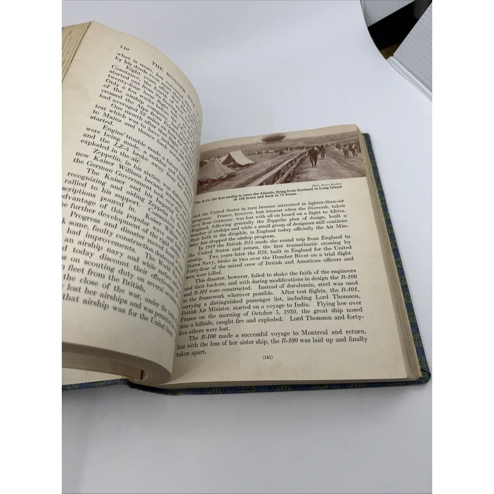 The Wonder Book of the Air by CB Allen & Lauren Lyman 1941 HB book Ex Library‎